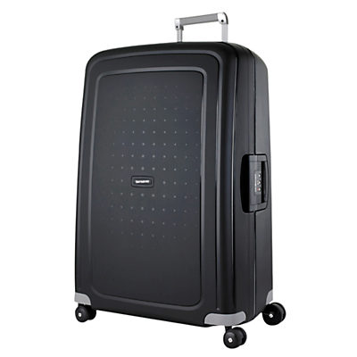 Samsonite S'Cure 4-Wheel 75cm Suitcase, Black Black Samsonite S'Cure 4-Wheel 75cm Suitcase, Black Black